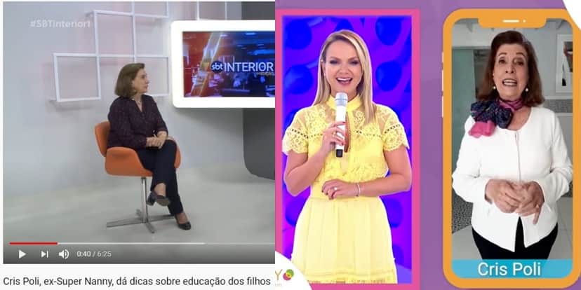 Eterna Supernanny no SBT Interior e na Eliana (Foto: Montagem) Eterna Supernanny no SBT Interior e na Eliana (Foto: Montagem)