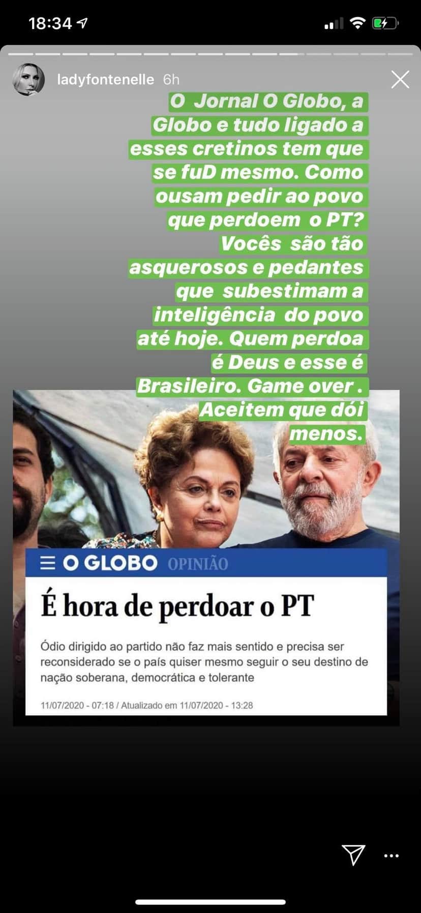 Fontenelle falou o que quis da Globo (Foto: Reprodução/ Instagram) Fontenelle falou o que quis da Globo (Foto: Reprodução/ Instagram)