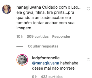 Internauta foi rebatida por Antonia Fontenelle (Reprodução) Internauta foi rebatida por Antonia Fontenelle (Reprodução)