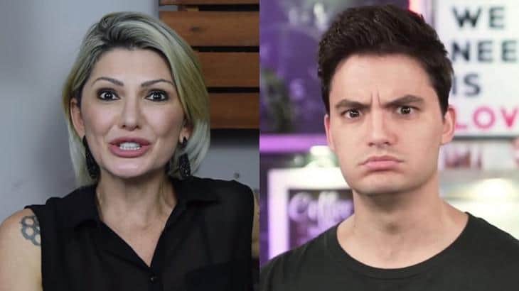 Antonia Fontenelle está travando uma batalha com Felipe Neto Antonia Fontenelle está travando uma batalha com Felipe Neto
