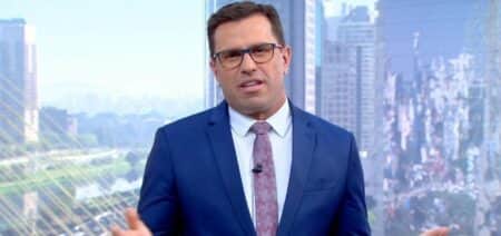 O jornalista da Globo Rodrigo Bocardi, que apresenta o Bom Dia SP (foto: Reprodução/TV Globo) O jornalista da Globo Rodrigo Bocardi, que apresenta o Bom Dia SP (foto: Reprodução/TV Globo)