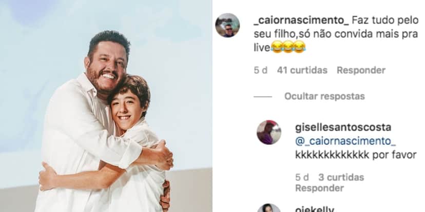 Bruno, da dupla com Marrone, posou com o filho, Enzo (Foto: Reprodução/Instagram) Bruno, da dupla com Marrone, posou com o filho, Enzo (Foto: Reprodução/Instagram)