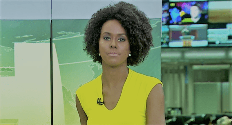 Maju Coutinho no Jornal Hoje (Foto: Divulgação) Maju Coutinho no Jornal Hoje (Foto: Divulgação)