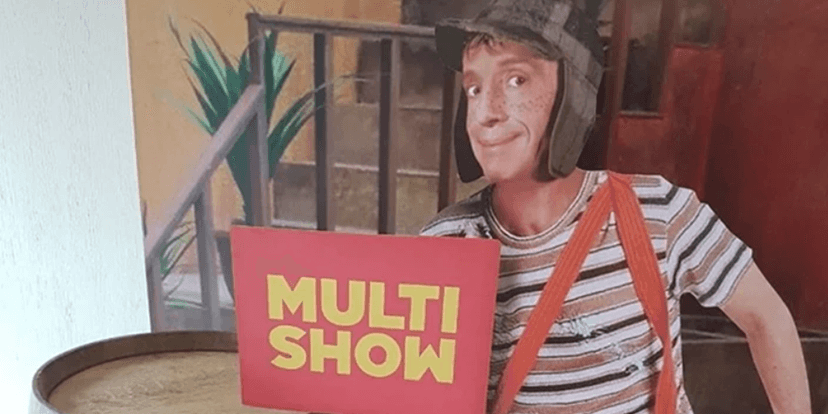 Chaves em divulgação do Multishow, que pode perder os direitos de exibição do seriado na TV Paga (Foto: Reprodução)