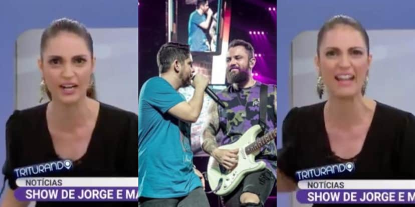 Chris Flores detonou as pessoas que compareceram ao show de Jorge e Mateus (Fotos: Reprodução/SBT/Divulgação) Chris Flores detonou as pessoas que compareceram ao show de Jorge e Mateus (Fotos: Reprodução/SBT/Divulgação)