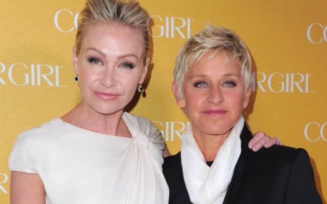 Ellen DeGeneres e Portia de Rossi (Foto: Reprodução) Ellen DeGeneres e Portia de Rossi (Foto: Reprodução)