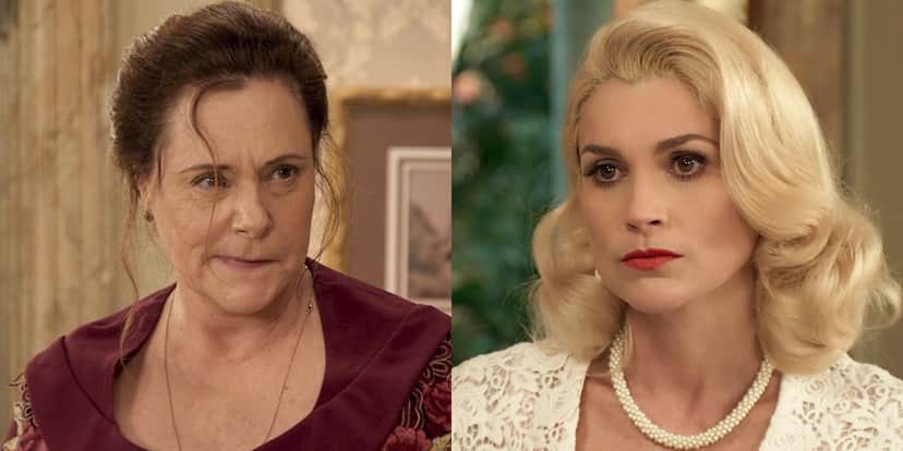 Cunegundes (Elizabeth Savala) se revoltará ao ser expulsa por Sandra (Flávia Alessandra) (Foto: Reprodução/Globo) Cunegundes (Elizabeth Savala) se revoltará ao ser expulsa por Sandra (Flávia Alessandra) (Foto: Reprodução/Globo)