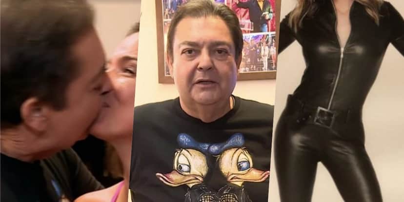 A mulher misteirosa de Faustão está dando o que falar (Foto montagem: TV Foco)