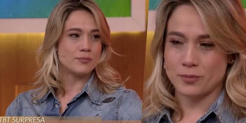 Fernanda Gentil caiu no choro ao vivo no 'Encontro' (Foto: reprodução/Globo) Fernanda Gentil caiu no choro ao vivo no 'Encontro' (Foto: reprodução/Globo)