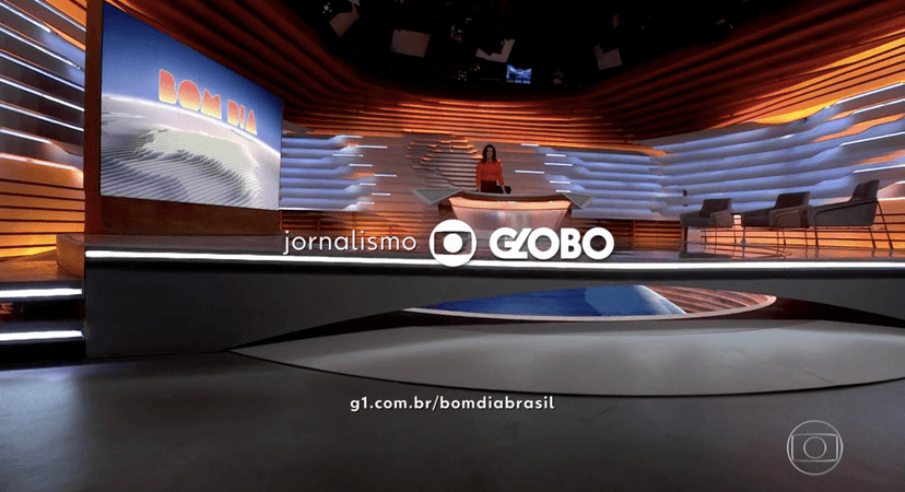 Ana Paula Araújo foi surpreendida no 'Bom Dia Brasil' (Foto: reprodução/Globo) Ana Paula Araújo foi surpreendida no 'Bom Dia Brasil' (Foto: reprodução/Globo)