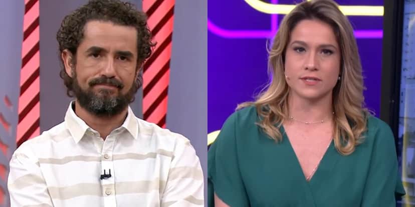 Felipe Andreoli no Globo Esporte e Fernanda Gentil no Se Joga; programas correm risco de sair do ar (Foto: Reprodução/Globo) Felipe Andreoli no Globo Esporte e Fernanda Gentil no Se Joga; programas correm risco de sair do ar (Foto: Reprodução/Globo)