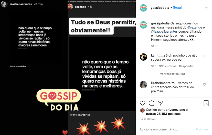 Zé Felipe e a atual namorada, Virgínia Fonsea, receberam indiretas dos ex-namorados (Foto: reprodução/Instagram) Zé Felipe e a atual namorada, Virgínia Fonsea, receberam indiretas dos ex-namorados (Foto: reprodução/Instagram)
