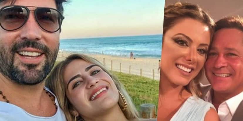Jessica Costa e Leonardo, pai e filha, tiveram brigas por conta da relação (Foto montagem) Jessica Costa e Leonardo, pai e filha, tiveram brigas por conta da relação (Foto montagem)