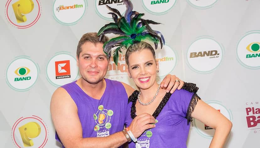 Joel Datena e Mel, sua esposa gata (Foto: Reprodução) Joel Datena e Mel, sua esposa gata (Foto: Reprodução)