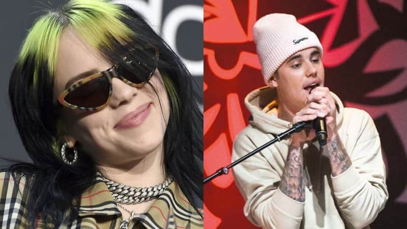 Justin Bieber fez Billie Eilish precisar de ajuda médica quando ela tinha 12 anos (Foto: Reprodução) Justin Bieber fez Billie Eilish precisar de ajuda médica quando ela tinha 12 anos (Foto: Reprodução)