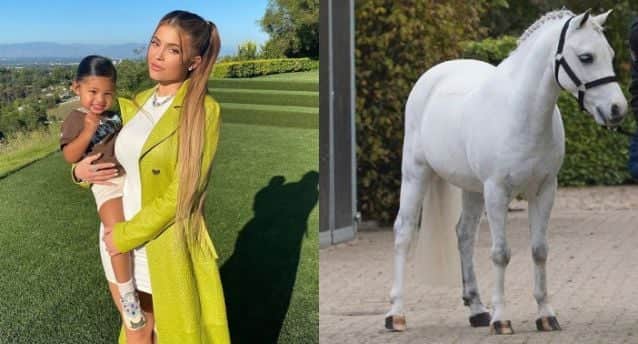 Kylie Jenner compra pônei de R$ 1 milhão para a filha Stormi (Foto: Reprodução) Kylie Jenner compra pônei de R$ 1 milhão para a filha Stormi (Foto: Reprodução)