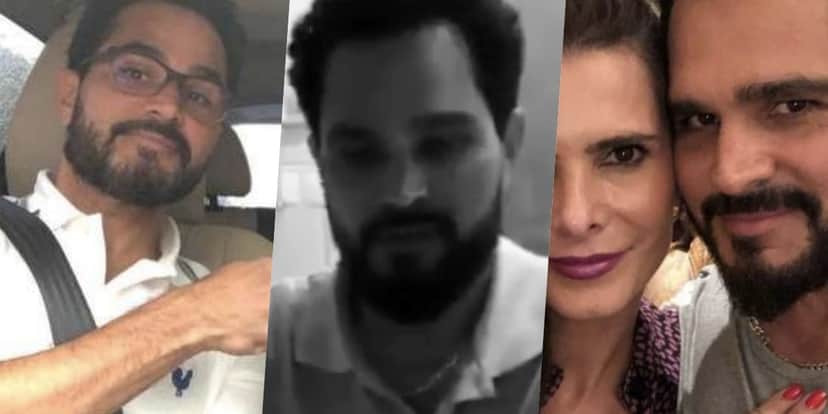 Luciano Camargo teve um vídeo com a esposa exposto (Foto: montagem) Luciano Camargo teve um vídeo com a esposa exposto (Foto: montagem)