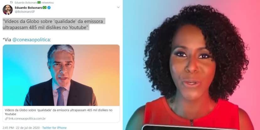 Maju Coutinho e William Bonner aparecem em vídeo institucional da emissora carioca (Foto: Reprodução/Twitter/TV Globo) Maju Coutinho e William Bonner aparecem em vídeo institucional da emissora carioca (Foto: Reprodução/Twitter/TV Globo)