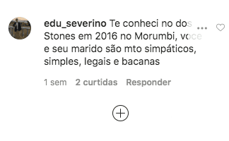 Maju Coutinho recebeu um relato de um seguidor (Foto: reprodução/Instagram) Maju Coutinho recebeu um relato de um seguidor (Foto: reprodução/Instagram)