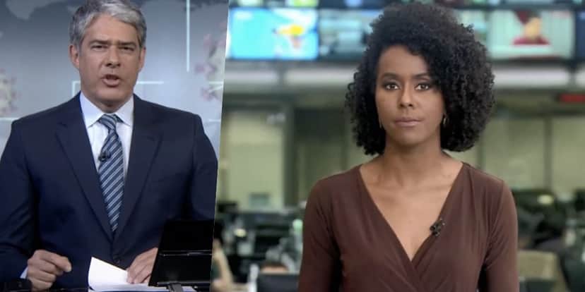 Maju Coutinho, queridinha de Bonner, está sendo duramente criticada nas redes sociais (Foto montagem: TV Foco) Maju Coutinho, queridinha de Bonner, está sendo duramente criticada nas redes sociais (Foto montagem: TV Foco)
