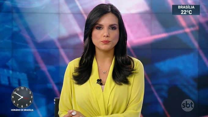 Márcia Dantas estreia no SBT Brasil (Foto: Reprodução) Márcia Dantas estreia no SBT Brasil (Foto: Reprodução)