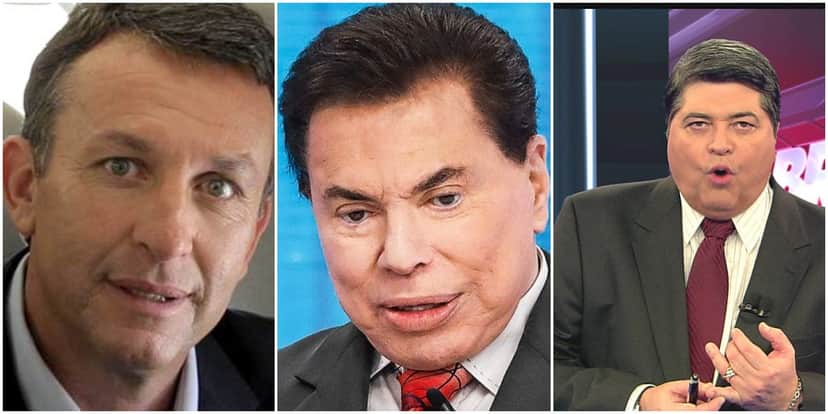 Os apresentadores Neto, Datena e Silvio Santos (Reprodução) Os apresentadores Neto, Datena e Silvio Santos (Reprodução)