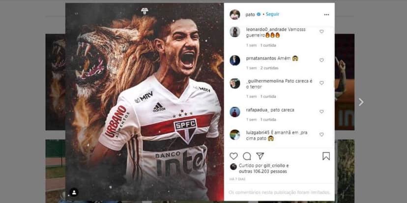 Última publicação de Pato nas redes sociais (Foto: Reprodução/Instagram) Última publicação de Pato nas redes sociais (Foto: Reprodução/Instagram)