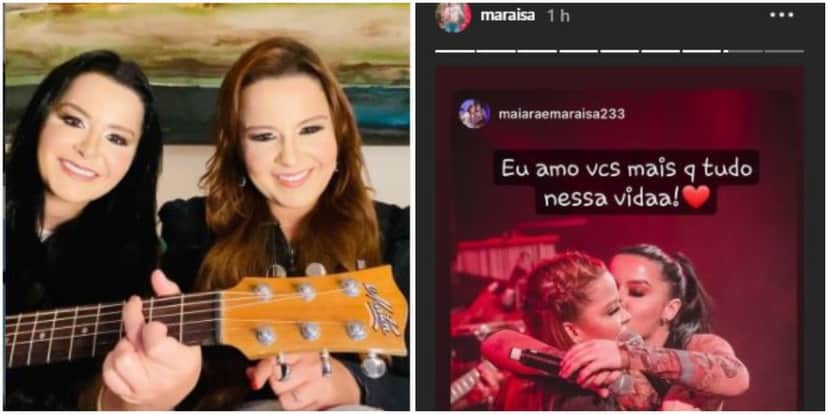 Maraisa expõe mensagem para Maiara (Foto: Reprodução) Maraisa expõe mensagem para Maiara (Foto: Reprodução)