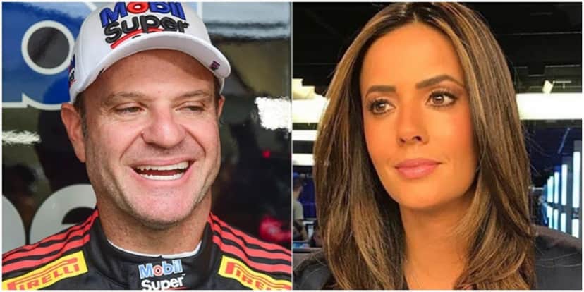 Paloma Tocci assumiu o namoro com Rubens Barrichello (Foto: Reprodução) Paloma Tocci assumiu o namoro com Rubens Barrichello (Foto: Reprodução)