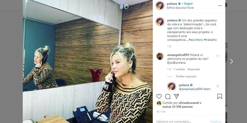 Poliana Rocha surgiu deslumbrante nas redes sociais (Foto: Reprodução/Instagram) Poliana Rocha surgiu deslumbrante nas redes sociais (Foto: Reprodução/Instagram)
