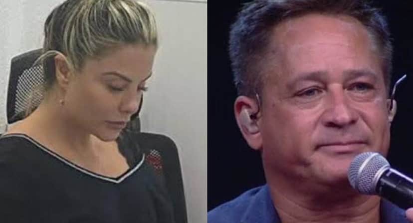 Poliana Rcoha, esposa de Leonardo lamentou a saudades que sente de sua mãe (Foto: Reprodução/ Montagem) Poliana Rcoha, esposa de Leonardo lamentou a saudades que sente de sua mãe (Foto: Reprodução/ Montagem)