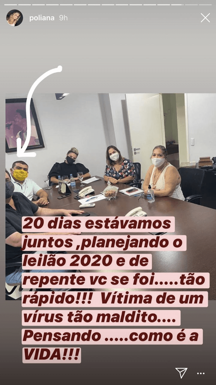 Poliana Rocha lamentou uma morte (Foto: reprodução/Instagram) Poliana Rocha lamentou uma morte (Foto: reprodução/Instagram)