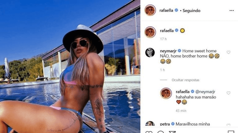 Neymar foi acusado de humilhar sua irmã (Foto: reprodução/Instagram) Neymar foi acusado de humilhar sua irmã (Foto: reprodução/Instagram)