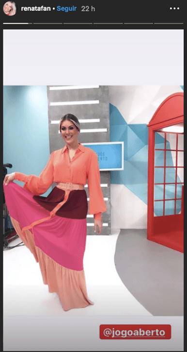 mostrou o look do dia (Foto: reprodução/Instagram) mostrou o look do dia (Foto: reprodução/Instagram)
