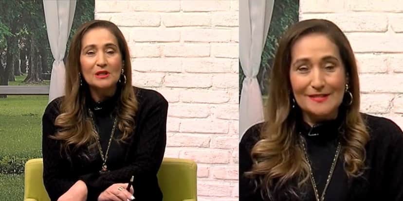 Sonia Abrão se despediu do cenário do A Tarde é Sua (Foto: Reprodução/RedeTV!) Sonia Abrão se despediu do cenário do A Tarde é Sua (Foto: Reprodução/RedeTV!)