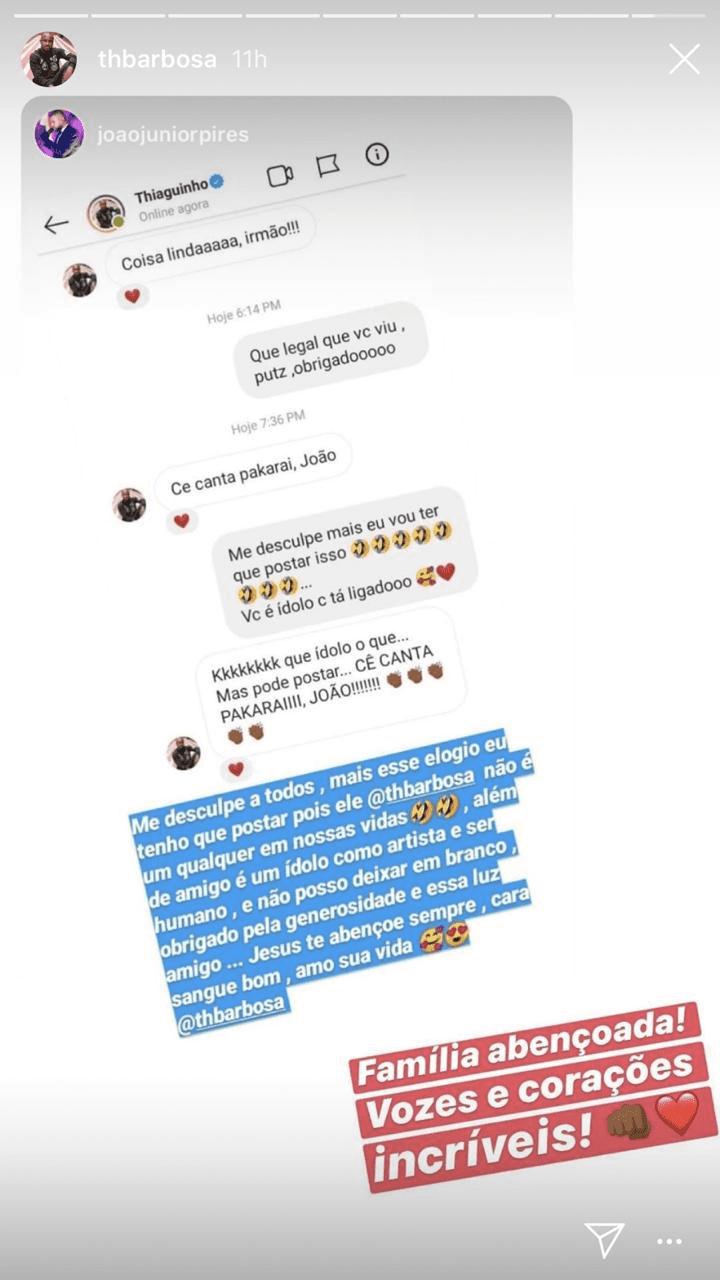 Thiaguinho teve uma conversa íntima vazada (Foto: reprodução/Instagram) Thiaguinho teve uma conversa íntima vazada (Foto: reprodução/Instagram)
