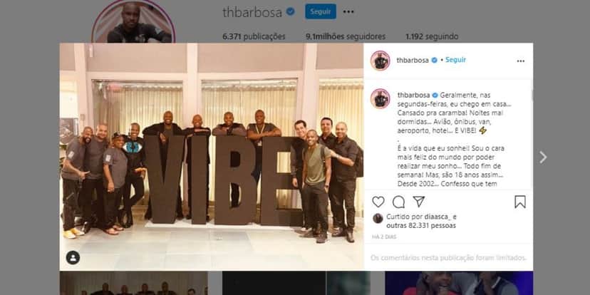 Thiaguinho fez desabafo nas redes sociais (Foto: Reprodução/Instagram) Thiaguinho fez desabafo nas redes sociais (Foto: Reprodução/Instagram)