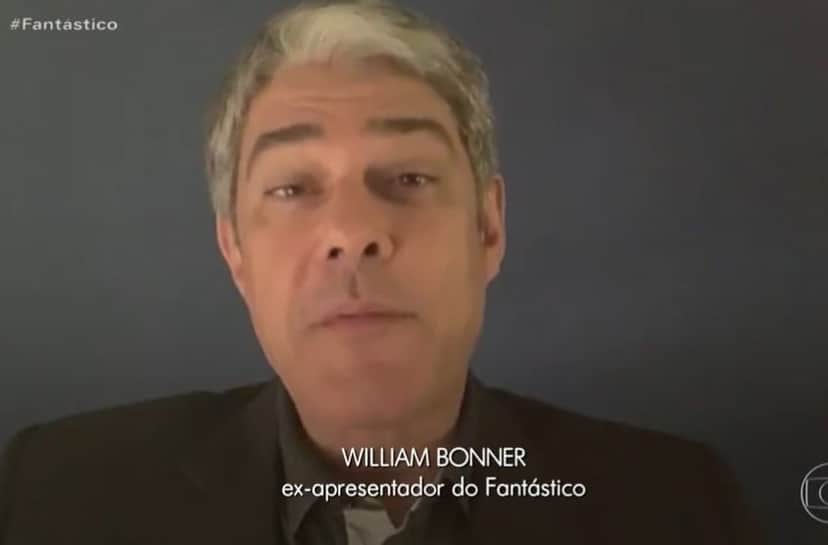 Bonner no Fantástico - Foto: Reprodução Bonner no Fantástico - Foto: Reprodução