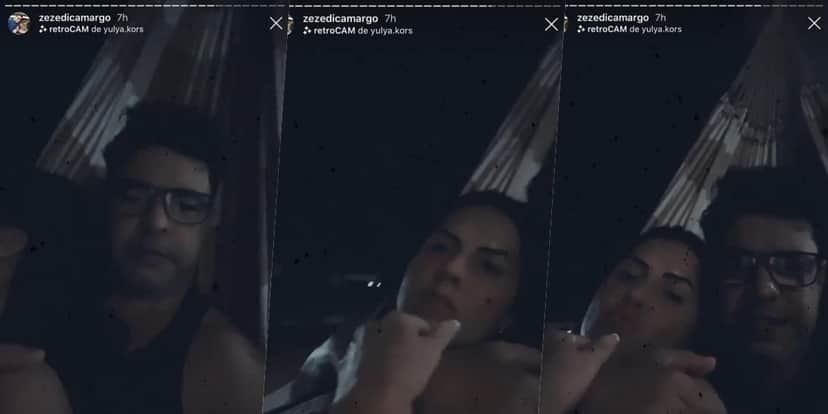 Zezé escancarou sua intimidade com a noiva (Foto: reprodução/Instagram) Zezé escancarou sua intimidade com a noiva (Foto: reprodução/Instagram)