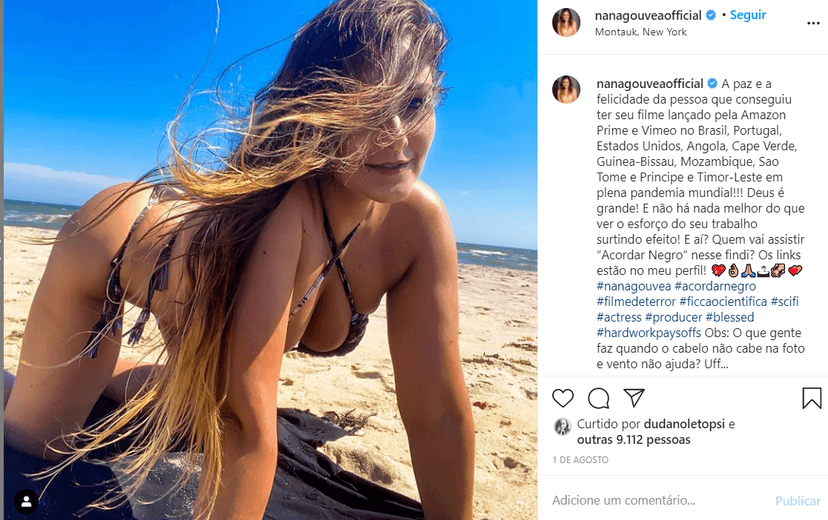 Atriz Nana Golveia Atriz Nana Golveia