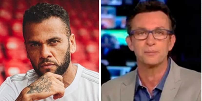 Daniel Alves criticou programa de Neto na Band (Foto: Montagem/TV Foco) Daniel Alves criticou programa de Neto na Band (Foto: Montagem/TV Foco)