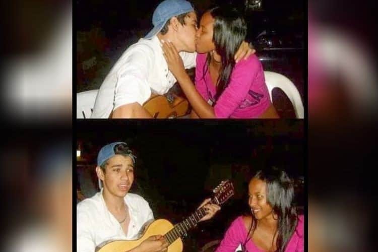 Gusttavo Lima aos beijos com Rejane (Foto: Reprodução) Gusttavo Lima aos beijos com Rejane (Foto: Reprodução)