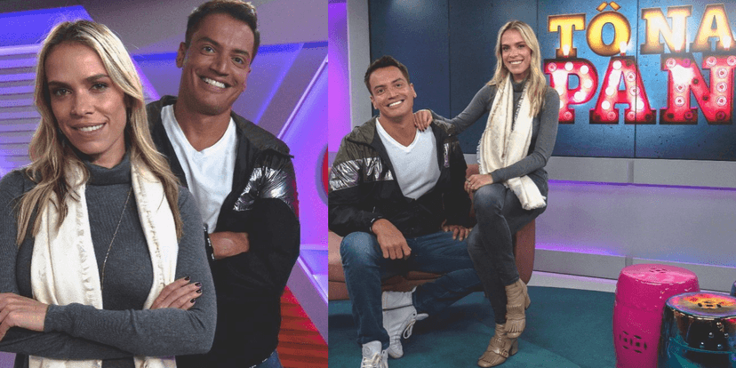Leo com Ligia estreia programa nesta segunda (Foto: Montagem) Leo com Ligia estreia programa nesta segunda (Foto: Montagem)