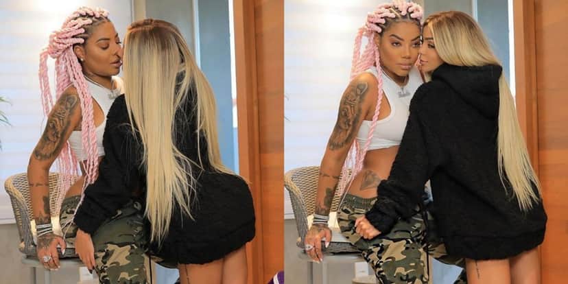 Ludmilla posa em fotos sensuais com a esposa Brunna Gonçalves (Foto: Reprodução/Instagram) Ludmilla posa em fotos sensuais com a esposa Brunna Gonçalves (Foto: Reprodução/Instagram)