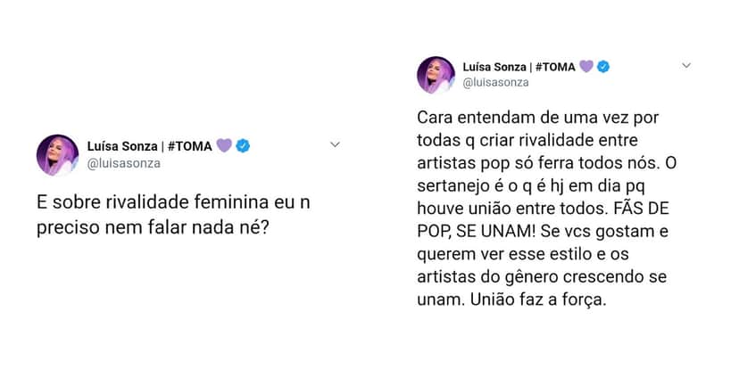 Cantora Luísa Sonza usa twitter para fazer pedido a fãs (Foto: Reprodução/Twitter) Cantora Luísa Sonza usa twitter para fazer pedido a fãs (Foto: Reprodução/Twitter)
