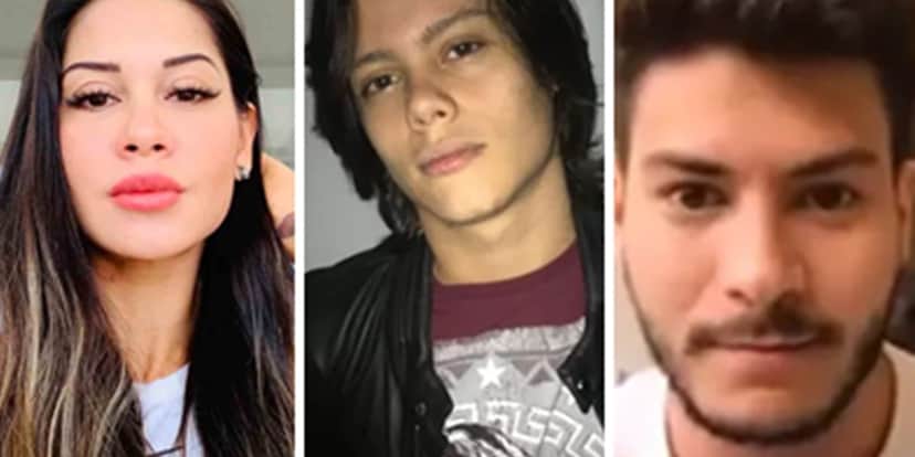 Mayra Cardi, Lucas e Arthur Aguiar (Foto: Montagem/TV Foco) Mayra Cardi, Lucas e Arthur Aguiar (Foto: Montagem/TV Foco)