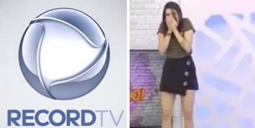 Amanda Neves ficou desesperada com invasão de barata em estúdio do seu programa (Foto: Montagem/TV Foco) Amanda Neves ficou desesperada com invasão de barata em estúdio do seu programa (Foto: Montagem/TV Foco)