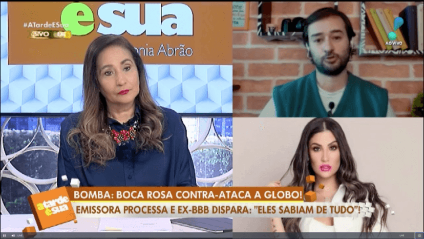 Sonia Abrão abre o jogo sobre processo de Boca Rosa (Foto: Reprodução) Sonia Abrão abre o jogo sobre processo de Boca Rosa (Foto: Reprodução)