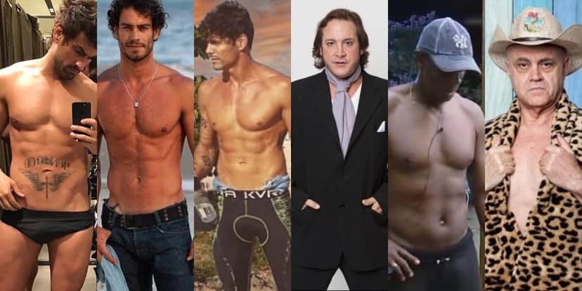 Leo Rodrigues, Diego Cristo, Marlos Cruz, Roy Rosselló, Robson Caetano e Oscar Maroni (Foto: Reprodução/Instagram/Record)