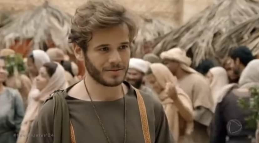 Abel em cena na novela bíblica de Jesus